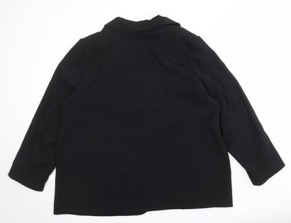 Womens UK Size 20 Marks and Spencer Regular Black Blazer