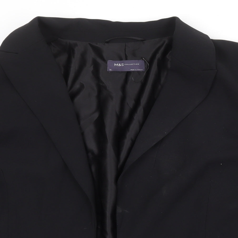 Womens UK Size 20 Marks and Spencer Regular Black Blazer