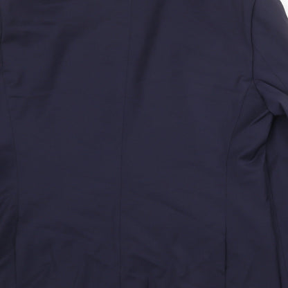 Autograph Mens Blue Polyester Jacket Suit Jacket Size 42 Regular