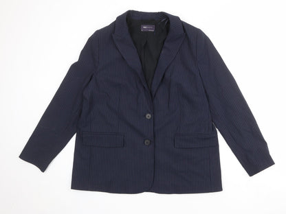Womens UK Size 16 Marks and Spencer Regular Blue Suit Jacket
