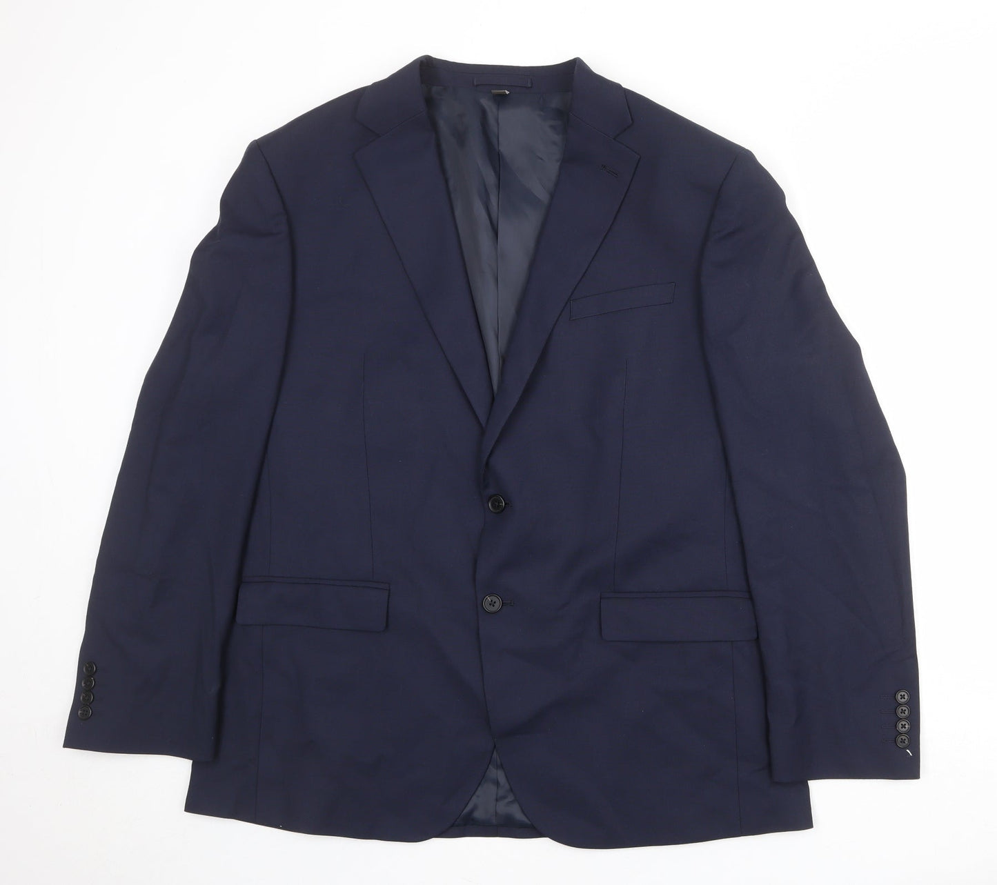 Mens UK Size 44 Marks and Spencer Regular Blue Suit Jacket