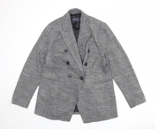 Marks and Spencer Womens Grey Polyester Jacket Suit Jacket Size 14