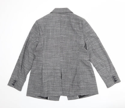 Womens UK Size 14 Marks and Spencer Regular Grey Suit Jacket