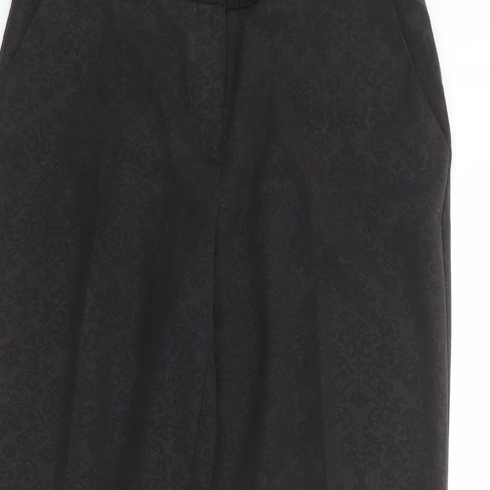 Womens UK Size 12 NEXT Regular Fit  Black Trousers