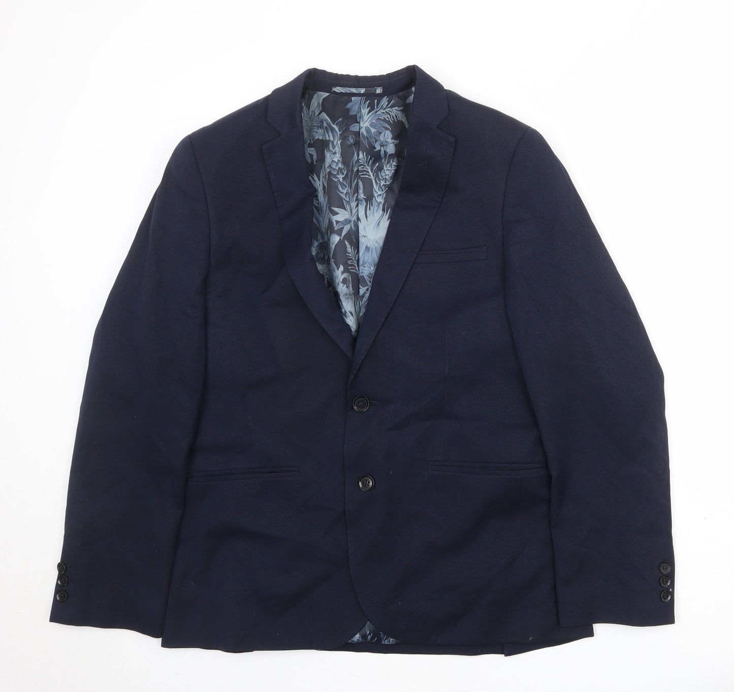Mens UK Size 40 Harry Brown Regular Blue Suit Jacket