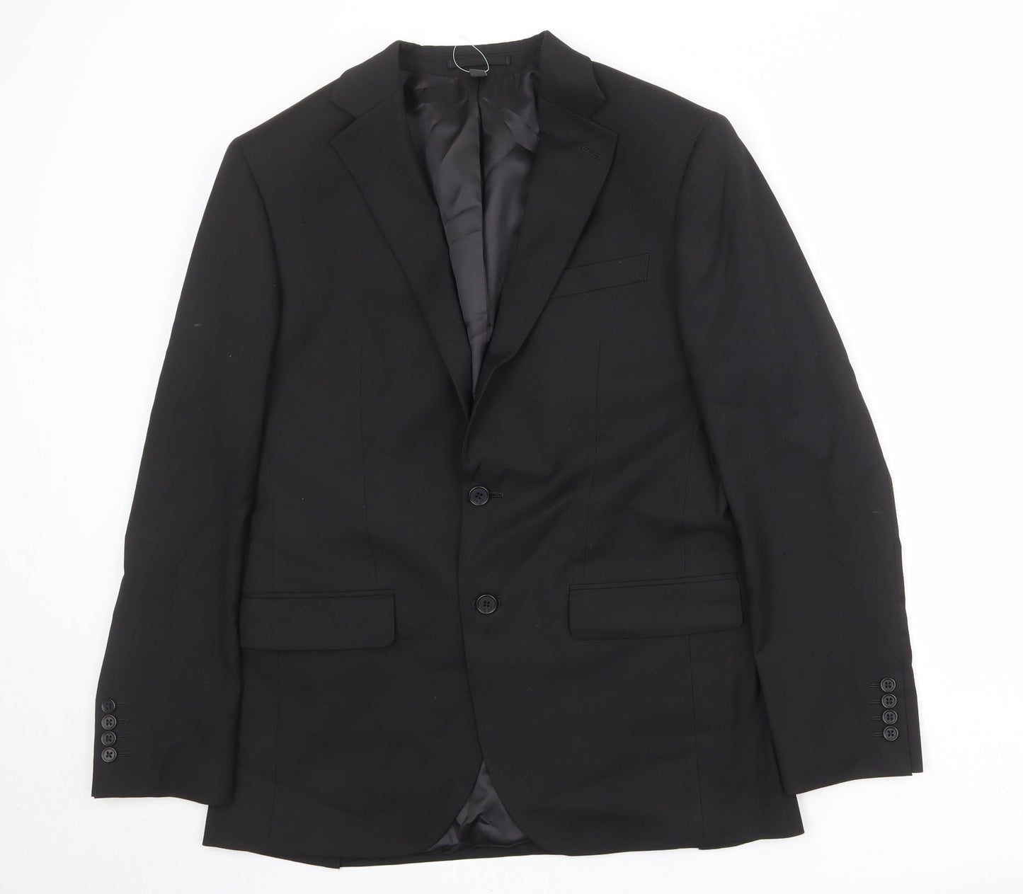 Mens UK Size 38 Marks and Spencer Regular Black Suit Jacket