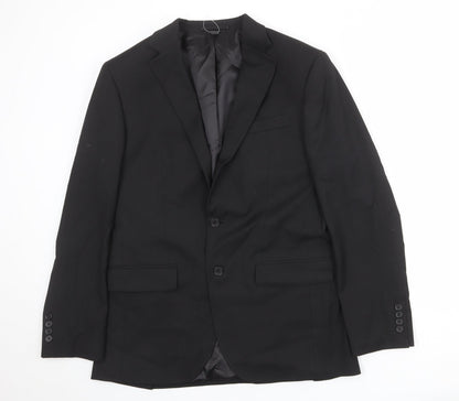 Mens UK Size 38 Marks and Spencer Regular Black Suit Jacket