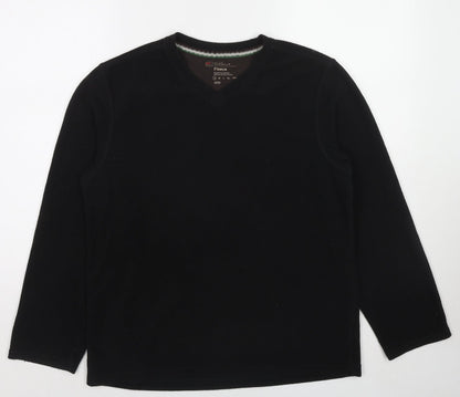 Mens UK Size S Blue Harbour Black Pullover Sweatshirt