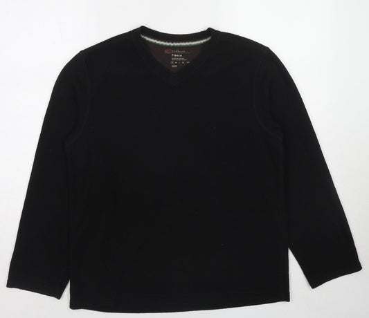 Mens UK Size S Blue Harbour Black Pullover Sweatshirt