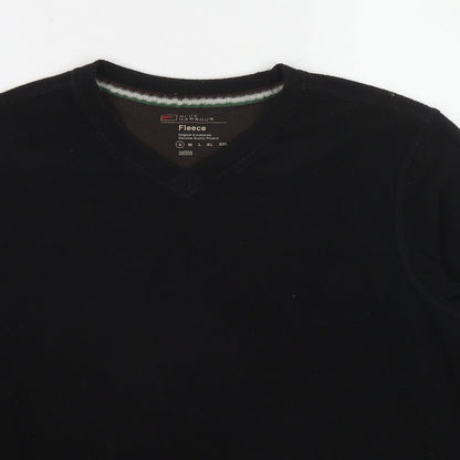 Mens UK Size S Blue Harbour Black Pullover Sweatshirt