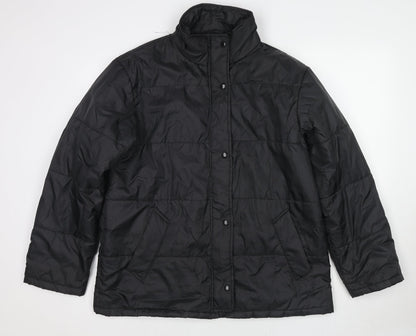 Vincelli Womens Black Jacket Size M Zip