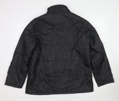 Vincelli Womens Black Jacket Size M Zip
