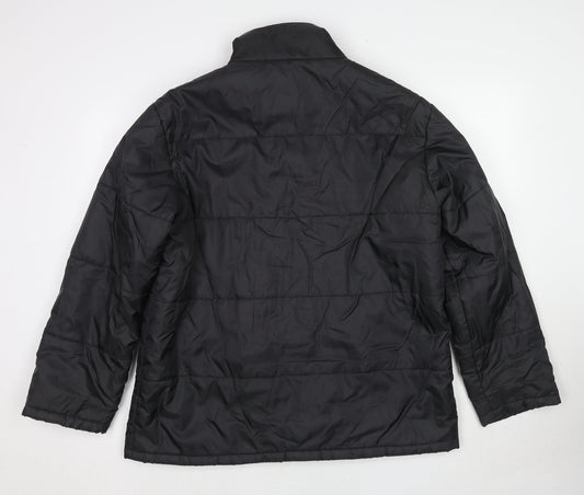 Vincelli Womens Black Jacket Size M Zip
