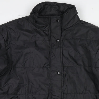 Vincelli Womens Black Jacket Size M Zip