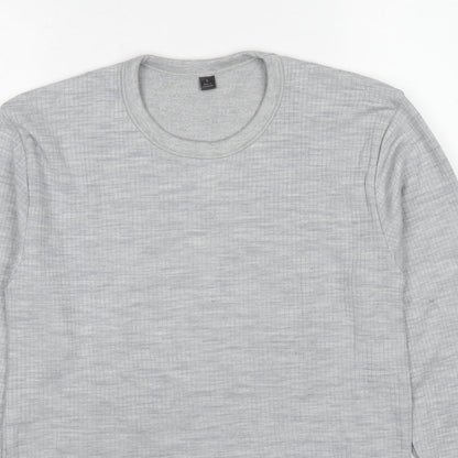 Mens UK Size S Marks and Spencer Grey Pullover Sweatshirt