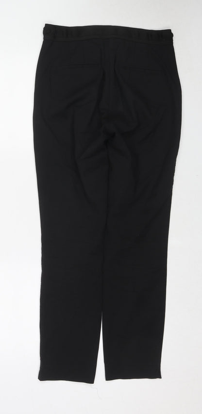 Womens UK Size S Zara Regular Fit  Black Trousers