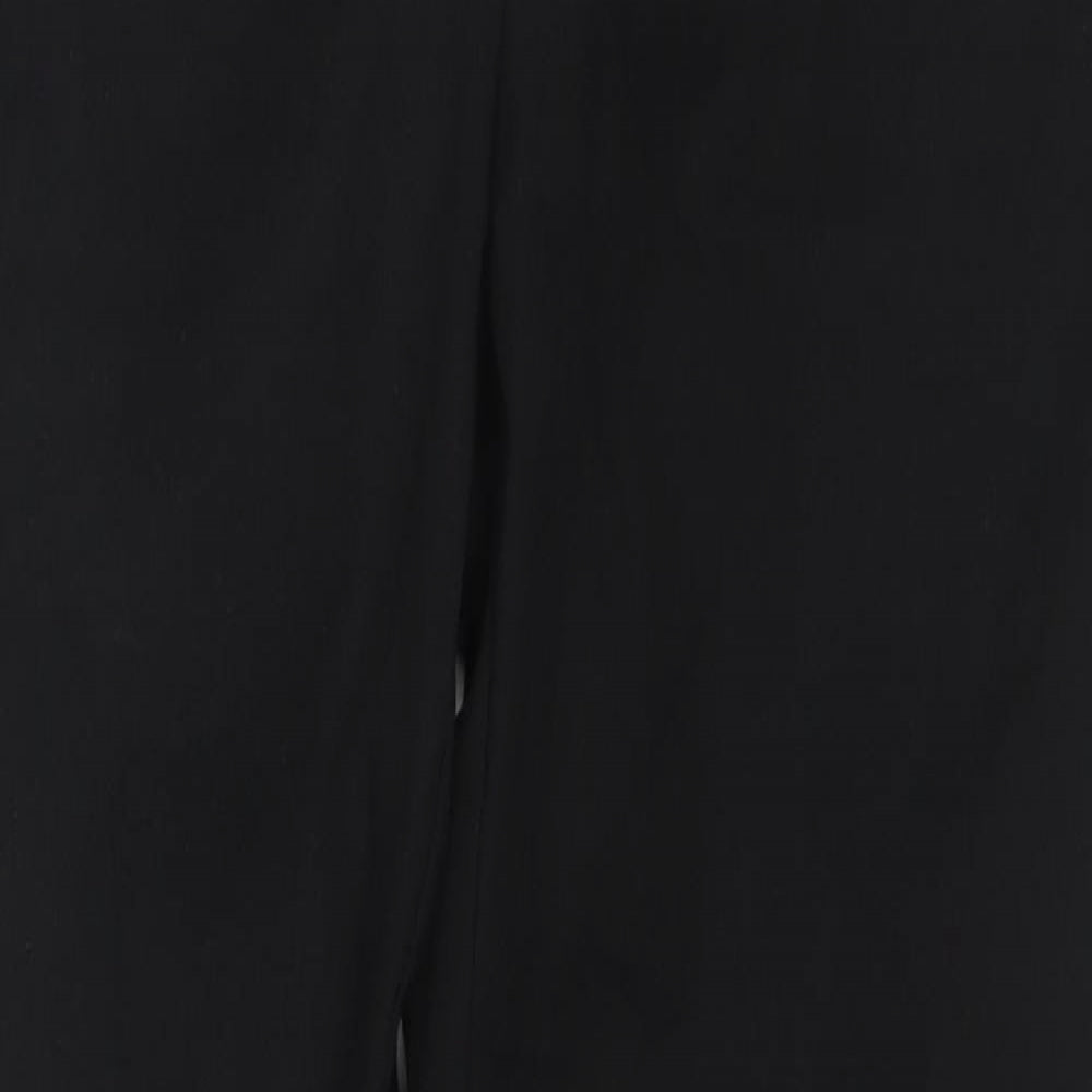 Womens UK Size S Zara Regular Fit  Black Trousers