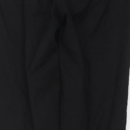 Womens UK Size S Zara Regular Fit  Black Trousers