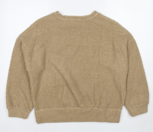 Womens UK Size S Marks and Spencer Brown Pullover Sweatshirt