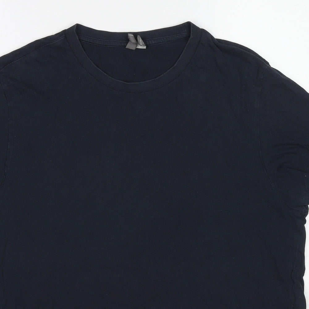 Womens UK Size L ASOS Blue Basic T-Shirt