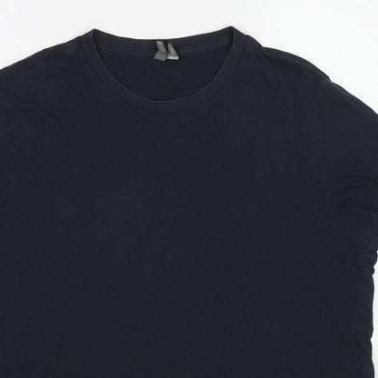 Womens UK Size L ASOS Blue Basic T-Shirt