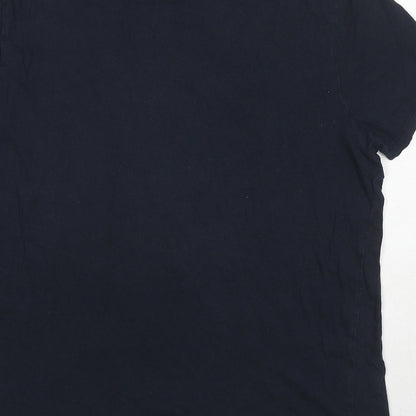 Womens UK Size L ASOS Blue Basic T-Shirt