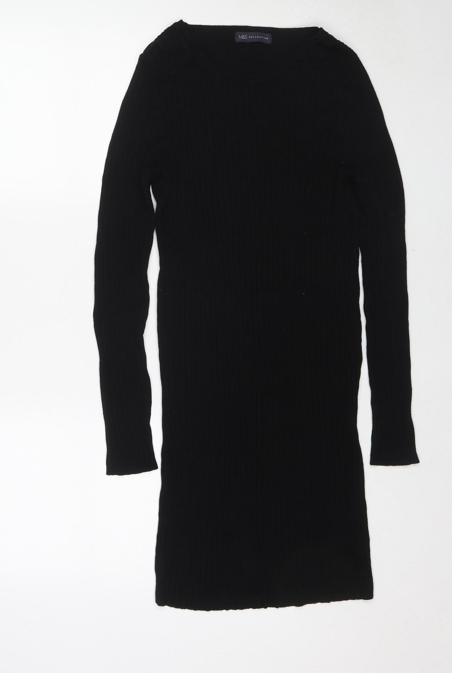 Womens UK Size 8 Marks and Spencer Black Pullover Jumper