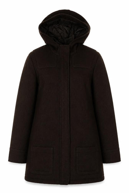 Womens UK Size 12 La Redoute Brown Overcoat