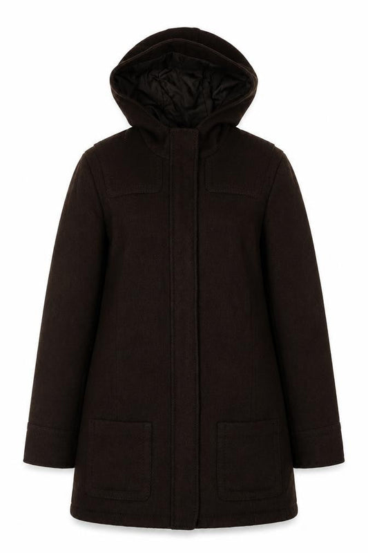 Womens UK Size 12 La Redoute Brown Overcoat