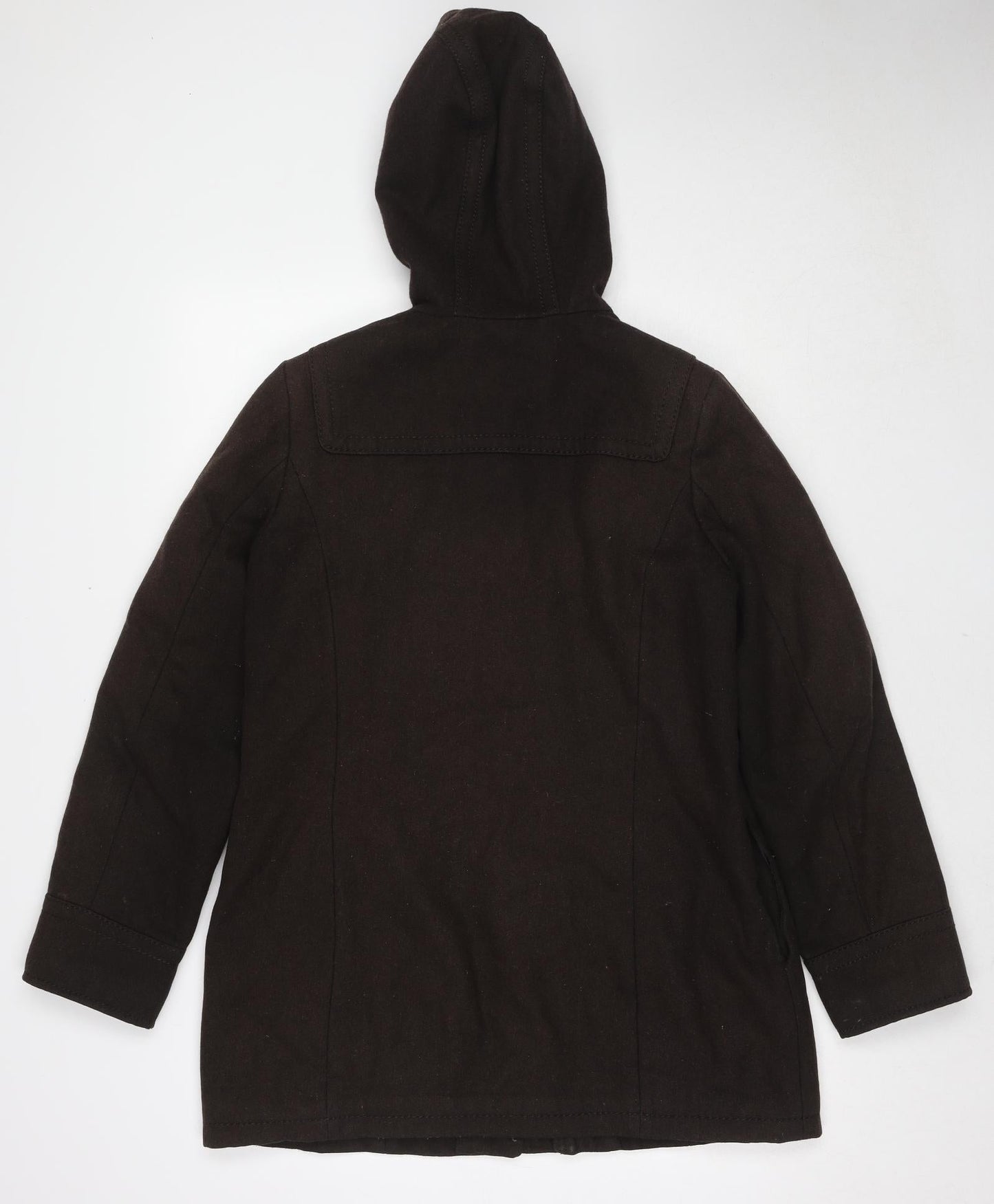 Womens UK Size 12 La Redoute Brown Overcoat