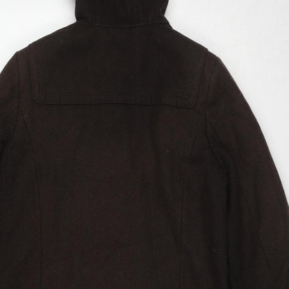 Womens UK Size 12 La Redoute Brown Overcoat