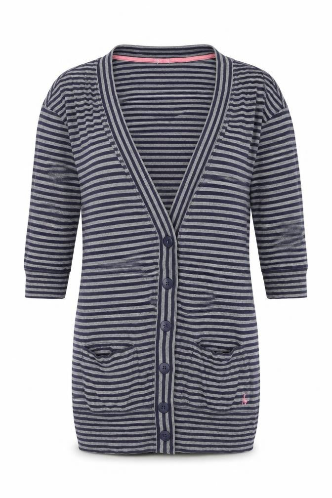 Womens UK Size 8 Jack Wills Grey Cardigan Jumper