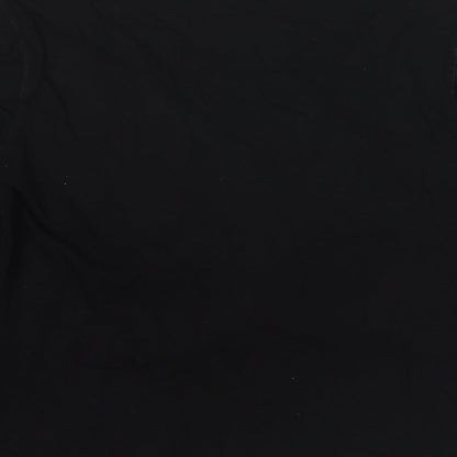 Womens UK Size L Linea Black Basic Blouse