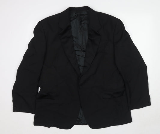 Mens UK Size 44 Skopes Regular Black Suit Tuxedo