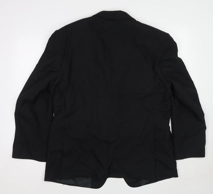 Mens UK Size 44 Skopes Regular Black Suit Tuxedo