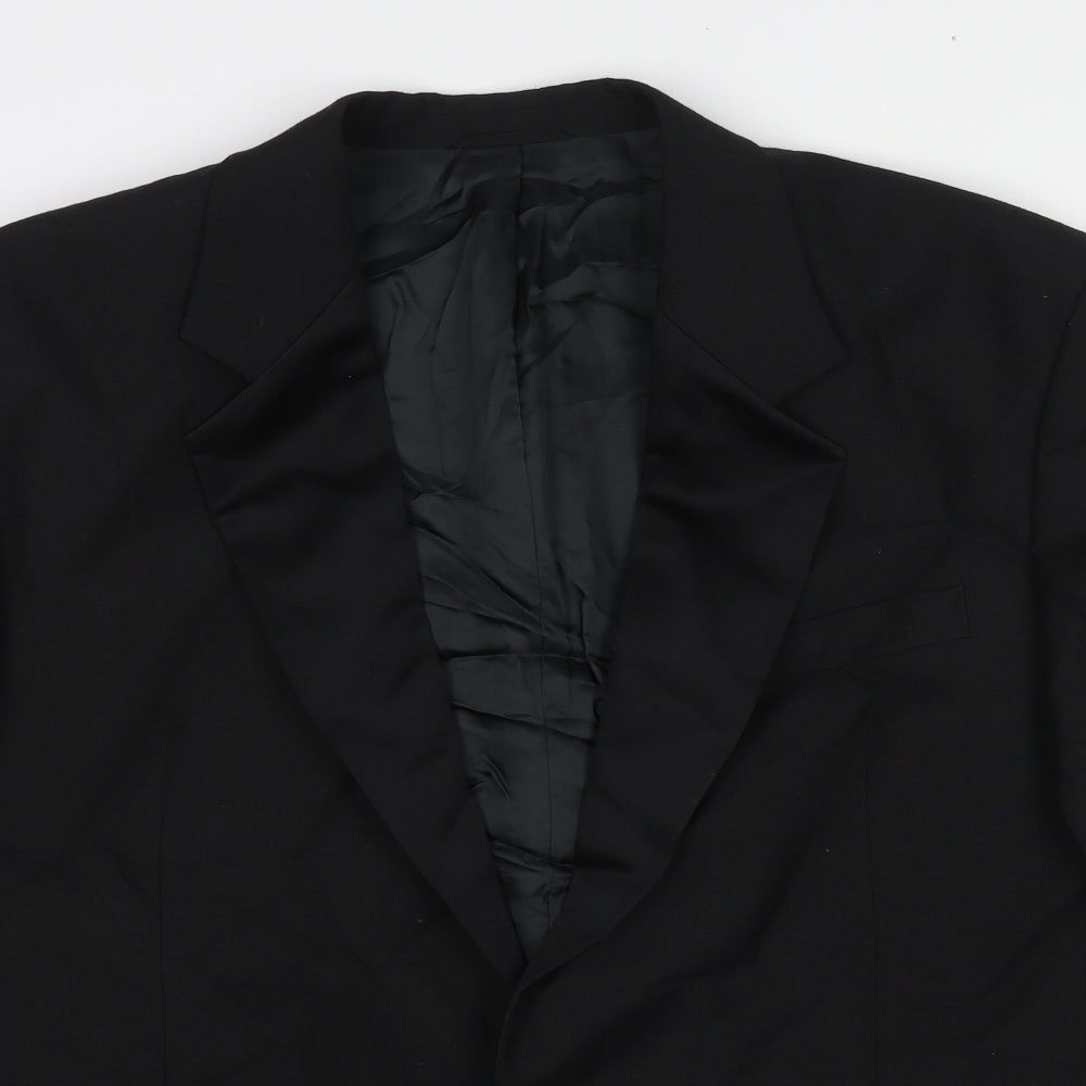 Mens UK Size 44 Skopes Regular Black Suit Tuxedo