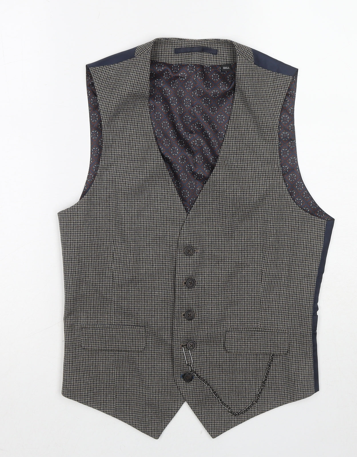 Mens UK Size XS Burton Regular Grey Suit Jacket