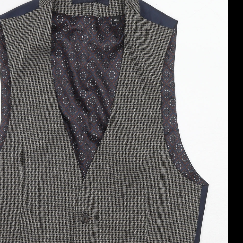 Mens UK Size XS Burton Regular Grey Suit Jacket