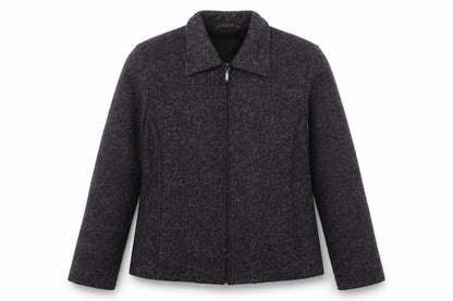Marks & Spencer Womens Black Jacket Size 14 Zip