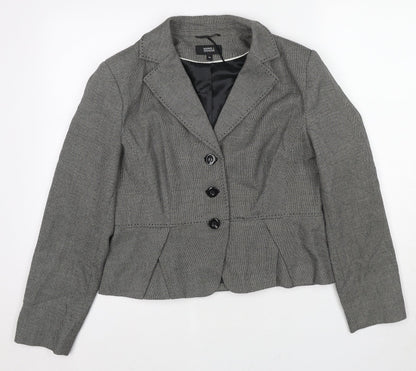 Womens UK Size 14 Marks and Spencer Regular Grey Suit Jacket