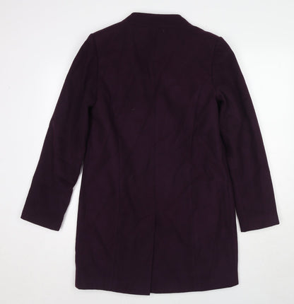 Womens UK Size 10 Marks and Spencer Purple Overcoat