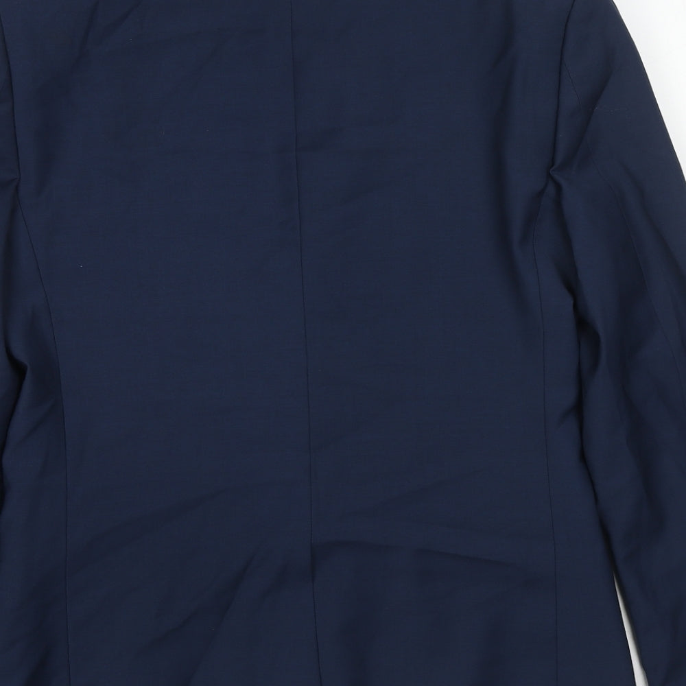 Mens UK Size 38 Marks and Spencer Regular Blue Suit Jacket