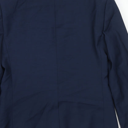 Mens UK Size 38 Marks and Spencer Regular Blue Suit Jacket