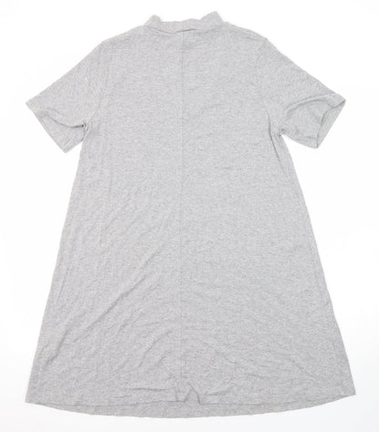 Womens UK Size M Pull&Bear Grey Basic Blouse