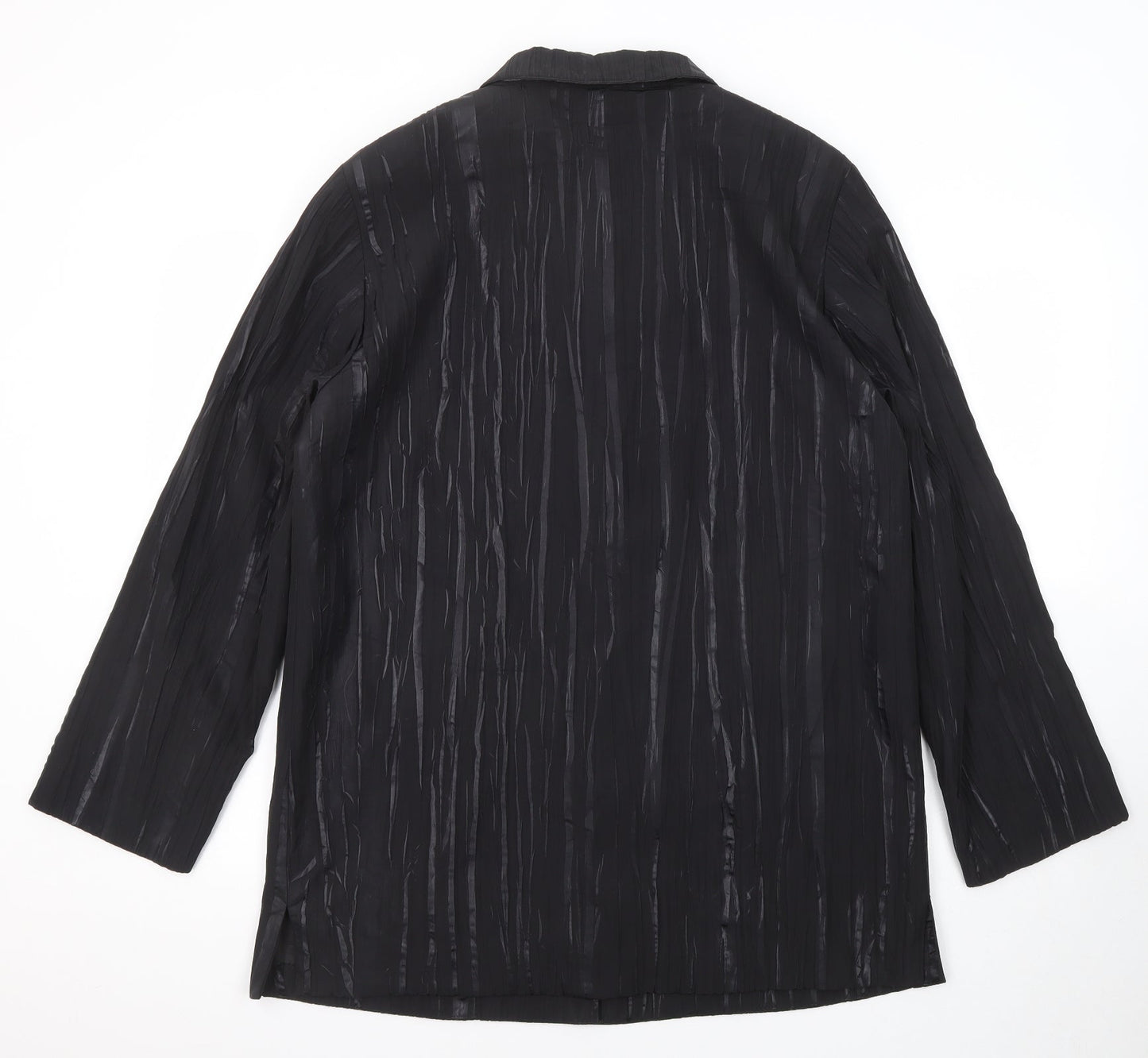 Gerry Weber Womens Black Geometric Jacket Size 12 Button