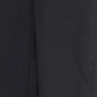 Topshop Womens Black Cotton Skinny Jeans Size 30 in L34 in Regular Zip
