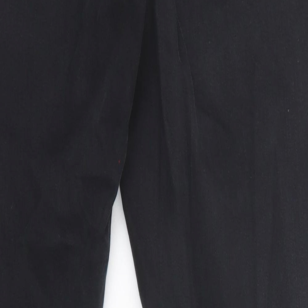 Topshop Womens Black Cotton Skinny Jeans Size 30 in L34 in Regular Zip