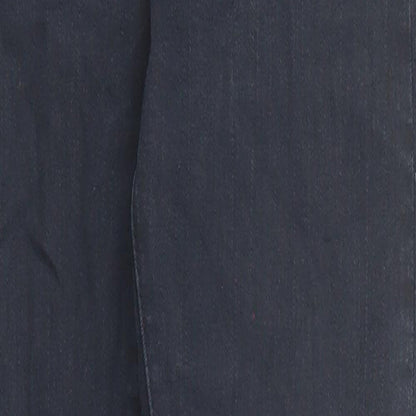 Topshop Womens Blue Cotton Skinny Jeans Size 25 in L30 in Regular Zip