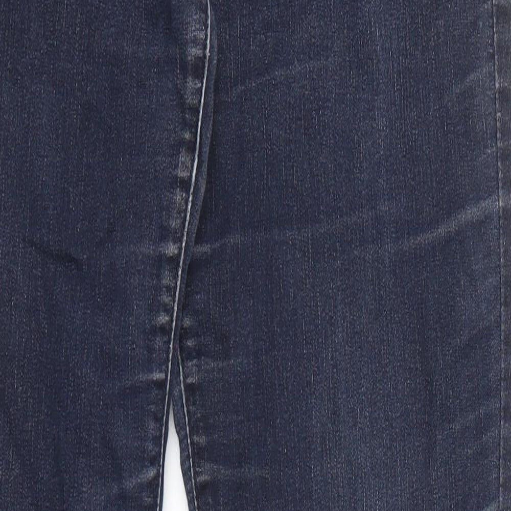 Just USA Womens Blue Cotton Skinny Jeans Size 30 in Regular Zip