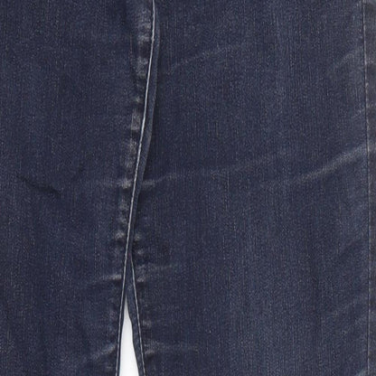 Just USA Womens Blue Cotton Skinny Jeans Size 30 in Regular Zip